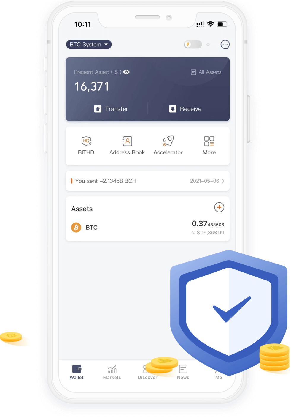 CGPAY钱包 App · 资产管理与安全防护